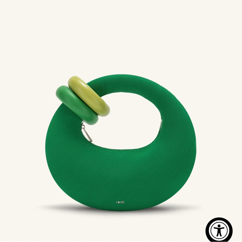 JW PEI Green Circular Handbag